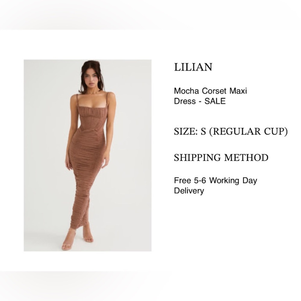 House of CB dress. Lilian.
